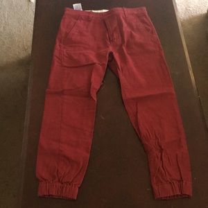 Levi's mens 32x30 red chino joggers